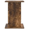 Növényállvány 2 pcs füstös tölgy 30,5 x 30 x 43 cm szerelt fa
