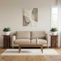 Növényállvány 2 pcs antik fa 30,5 x 30 x 43 cm szerelt fa