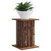 Növényállvány 2 pcs antik fa 30,5 x 30 x 43 cm szerelt fa