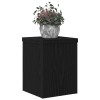 Növényállvány 2 pcs fekete tölgy 15 x 15 x 20 cm faanyag
