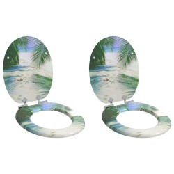 Wc ülőke 2 pcs zöld 43,8 x 37,8 cm mdf lap