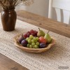 Gyümölcsöstál jepara teak barna ø 30 cm tömör teakfa