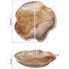 Gyümölcsöstál jepara teak barna ø 30 cm tömör teakfa
