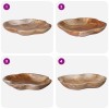 Gyümölcsöstál jepara teak barna ø 30 cm tömör teakfa