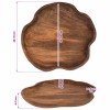 Gyümölcsöstál jepara teak barna ø 50 cm tömör teakfa