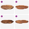 Gyümölcsöstál jepara teak barna ø 50 cm tömör teakfa