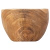 Fruit bowl jepara teak brown 46 x 16 x 11 cm