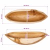Fruit bowl jepara teak brown 46 x 16 x 11 cm