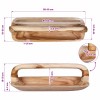 Fruit bowl jepara teak brown 61 x 21 x 21 cm