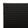 Magas virágtartó fekete 55 x 22 x 70 cm polirattan