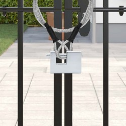 Lakat 2 pcs ezüst 6 x 2 x 4,5 cm vas