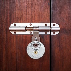 Disk zár kulcsokkal 12 pcs ezüst 7 x 2.4 x 7 cm