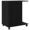 Nyomtatóállvány fiókkal fekete tölgy 60 x 40 x 68.5 cm faanyag
