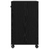 Nyomtatóállvány fiókkal fekete tölgy 60 x 40 x 68.5 cm faanyag