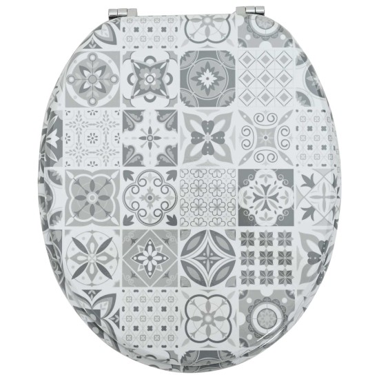 Wc ülőke szürke 43,8 x 37,8 cm mdf lap
