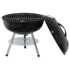 Fak grill fekete 36,5 x 36,5 x 40 cm