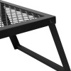 Összecsukható kemping grill fekete 58 x 31 x 2 cm ötvözött acél