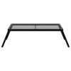 Összecsukható kemping grill fekete 58 x 31 x 2 cm ötvözött acél