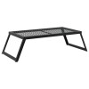 Összecsukható kemping grill fekete 58 x 31 x 2 cm ötvözött acél