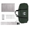 Kabin sátor tetővel katonai zöld 400 x 210 x 180 cm poliészter