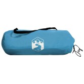 Kempingssátor tetővel kék 2 személyes poliészter és acél Kempingssátor tetővel kék 2 személyes poliészter és acél