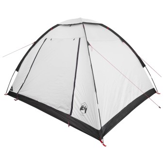 Kempingssátor tetővel fehér feketeáthatoló 275 x 215 x 125 cm