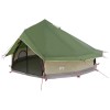 Tipi sátor tetővel zöld 700 x 700 x 395 cm poliészter és acél