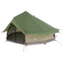 Tipi sátor tetővel zöld 700 x 700 x 395 cm poliészter és acél