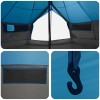Tipi sátor tetővel kék 700 x 700 x 395 cm poliészter és acél