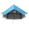 Tipi sátor tetővel kék 700 x 700 x 395 cm poliészter és acél
