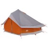 Tipi sátor tetővel szürke és narancs 700 x 700 x 395 cm