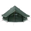 Tipi sátor katonai zöld 700 x 700 x 395 cm poliészter és acél