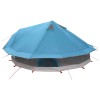Tipi sátor tetővel kék 800 x 800 x 430 cm poliészter és acél