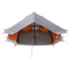 Tipi sátor tetővel szürke és narancs 800 x 800 x 430 cm