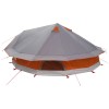 Tipi sátor tetővel szürke és narancs 800 x 800 x 430 cm