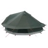 Tipi sátor katonai zöld 800 x 800 x 430 cm poliészter és acél