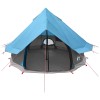 Tipi sátor tetővel kék 250 x 250 cm poliészter és acél