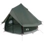 Tipi sátor tetővel katonai zöld 250 x 250 cm poliészter és acél