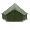 Tipi sátor olajzöld 300 x 300 x 200 cm poliészter és acél