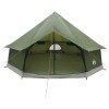 Tipi sátor olajzöld 400 x 400 x 250 cm poliészter és acél