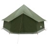 Tipi sátor olajzöld 400 x 400 x 250 cm poliészter és acél