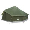 Tipi sátor olajzöld 600 x 600 x 350 cm poliészter és acél