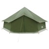 Tipi sátor olajzöld 600 x 600 x 350 cm poliészter és acél