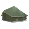 Tipi sátor olajzöld 500 x 500 x 300 cm poliészter és acél