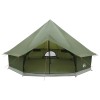 Tipi sátor olajzöld 500 x 500 x 300 cm poliészter és acél