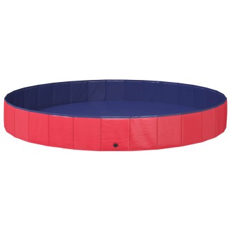 Gyerekmedence piros ø300 x 38 cm vastag pvc és mérnöki fa