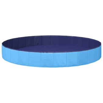 Gyerekmedence kék ø300 x 38 cm vastag pvc és mérnöki fa