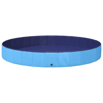 Gyerekmedence kék ø300 x 38 cm vastag pvc és mérnöki fa