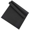 Sportvédő matrac fekete 150 x 75 x 0,6 cm magas sűrűségű pvc