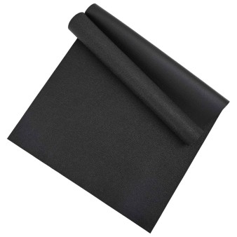 Sportvédő matrac fekete 150 x 75 x 0,6 cm magas sűrűségű pvc